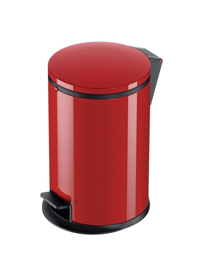 Hailo Pure M Pedal Waste Bin  - HLO-0517-040 Red 12Liters