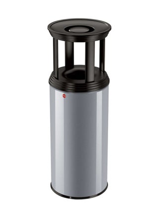 Ashtray and Wastepaper Bin With Flame Extingushing Lid  - HLO-0950-932 Silver 50Liters - v1502809407/N12060221A_1