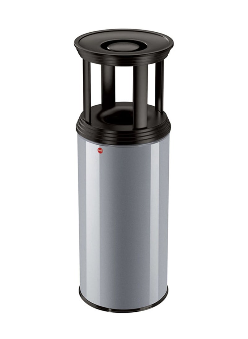 Hailo - Ashtray and Wastepaper Bin With Flame Extingushing Lid  - HLO-0950-932 Silver 50Liters - Image 1