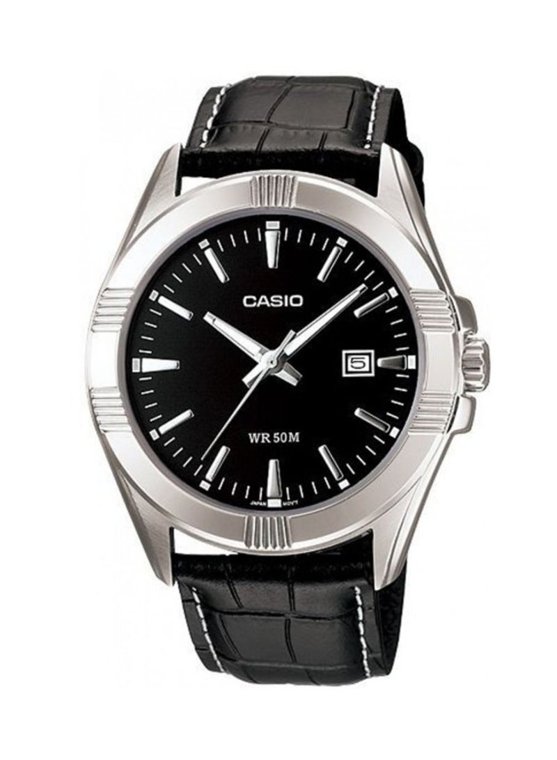 CASIO Men's Classic Analog Quartz Watch MTP1308L-1A - 43 mm - Black