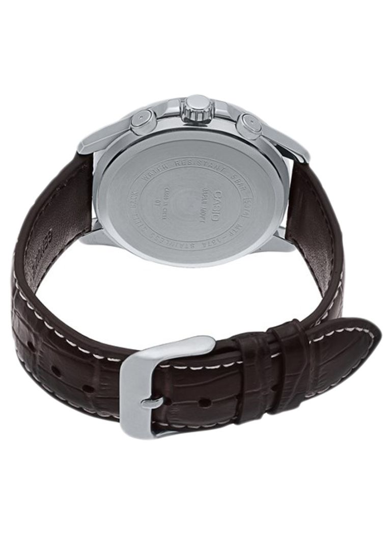 CASIO Men's Enticer Analog Watch MTP1374L-7A1 - 35 mm - Black - Image 2