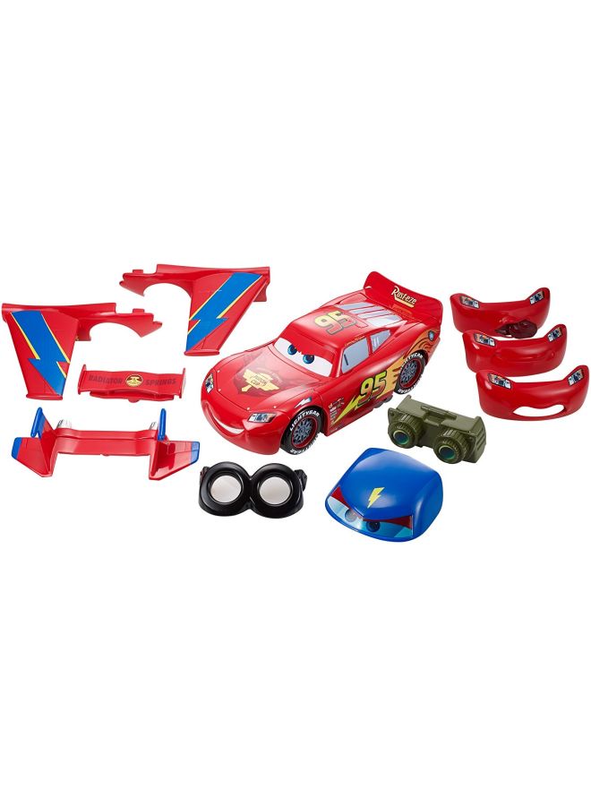 Disney Cars - Design And Drive Lightning McQueen Vehicle Playset - Image 1