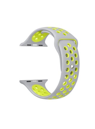 Soft Silicone Replacement Strap Wristband For Apple Watch 42mm Nike Band Series 1/2 Green - v1502811426/N11794876A_1