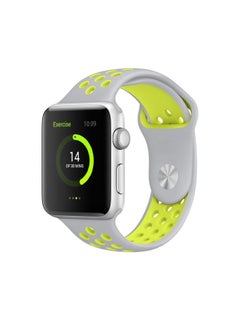 Ozone Soft Silicone Replacement Strap Wristband For Apple Watch 42mm Nike Band Series 1/2 Green  - Image 2