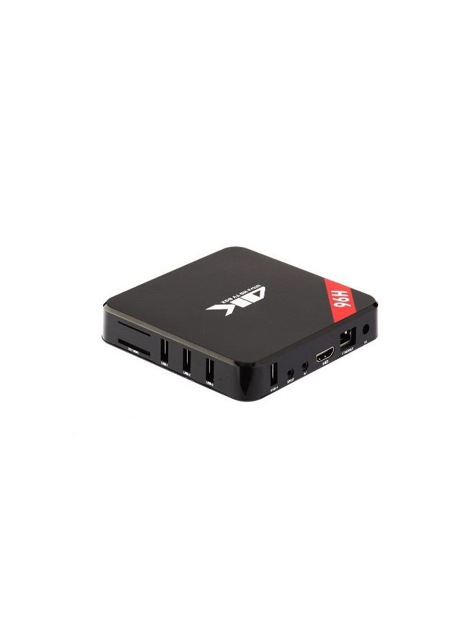 Generic - Android H96 Smart TV Box 5.1 Quad Core 64bit 4K HDMI 2.0 KODI 15.2 Miracast DLNA Pre-installed Black - Image 1