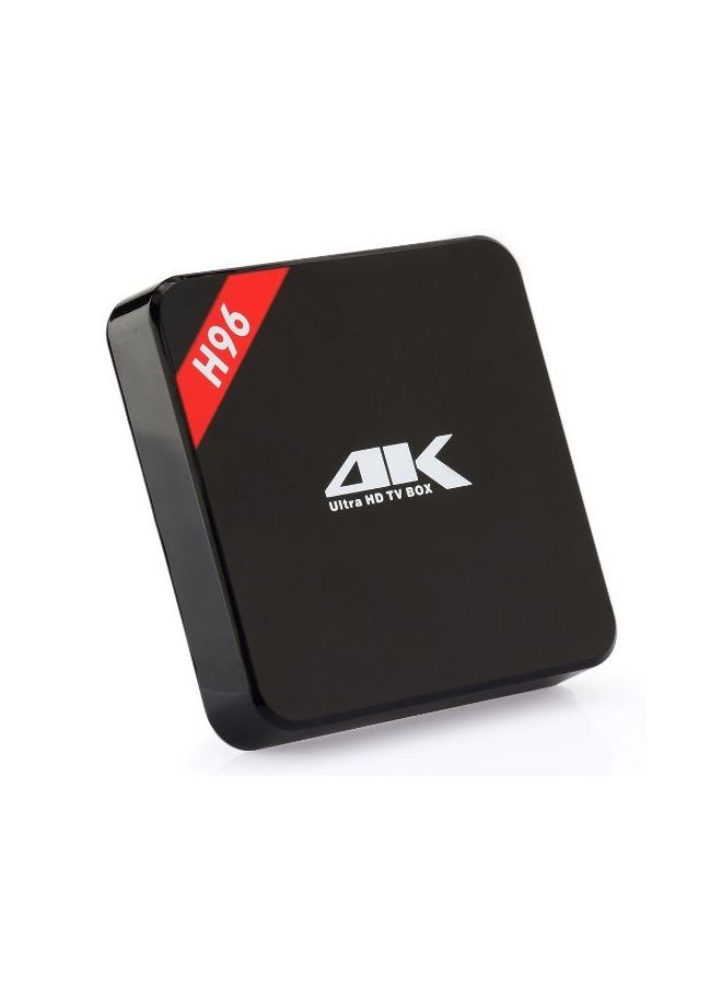 Generic - Android H96 Smart TV Box 5.1 Quad Core 64bit 4K HDMI 2.0 KODI 15.2 Miracast DLNA Pre-installed Black - Image 1