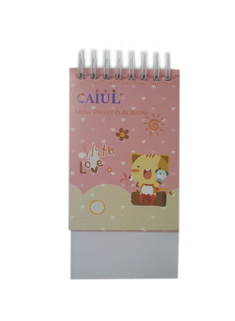 CAIUL Photo Mini Album For Instax Mini 8-8+ Pink  - Image 1