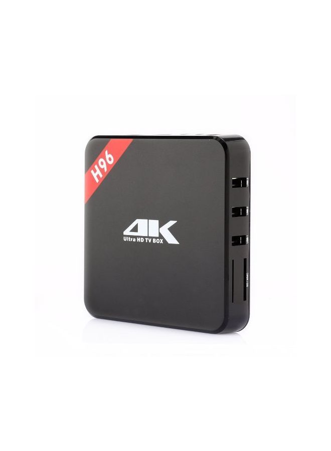 Generic - Android H96 Smart TV Box 5.1 Quad Core 64bit 4K HDMI 2.0 KODI 15.2 Miracast DLNA Pre-installed Black - Image 1