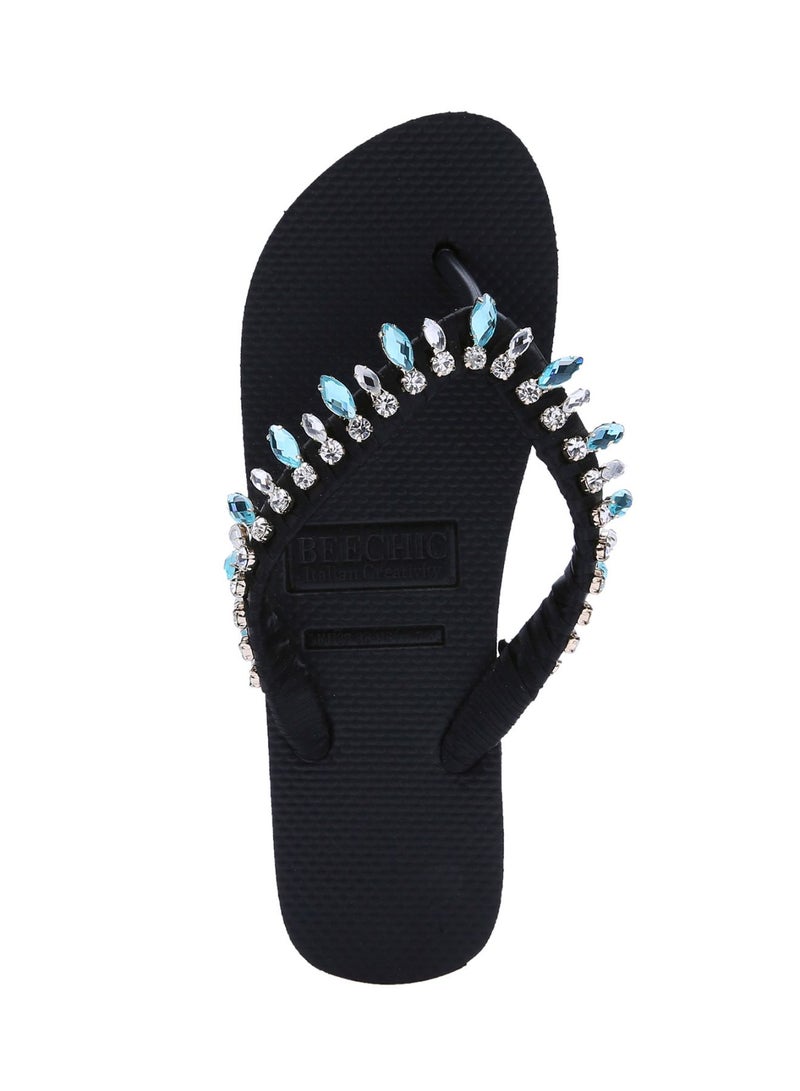 BEECHIC - Smeralda Flip Flop Black - Image 1