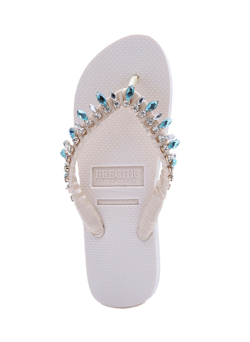 BEECHIC - Smeralda Flip Flop Champagne - Image 1