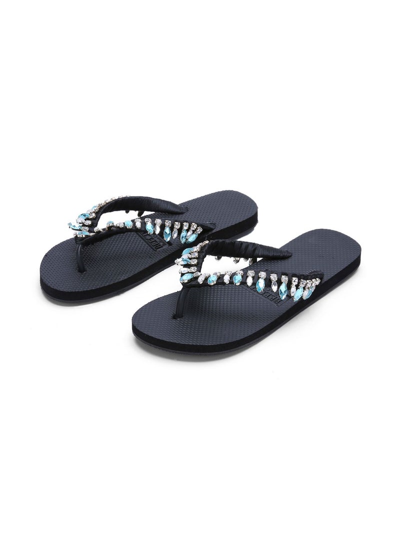 BEECHIC - Smeralda Flip Flop Black - Image 1