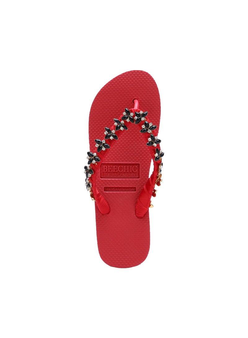 BEECHIC - Giglio Flip Flop Red - Image 1