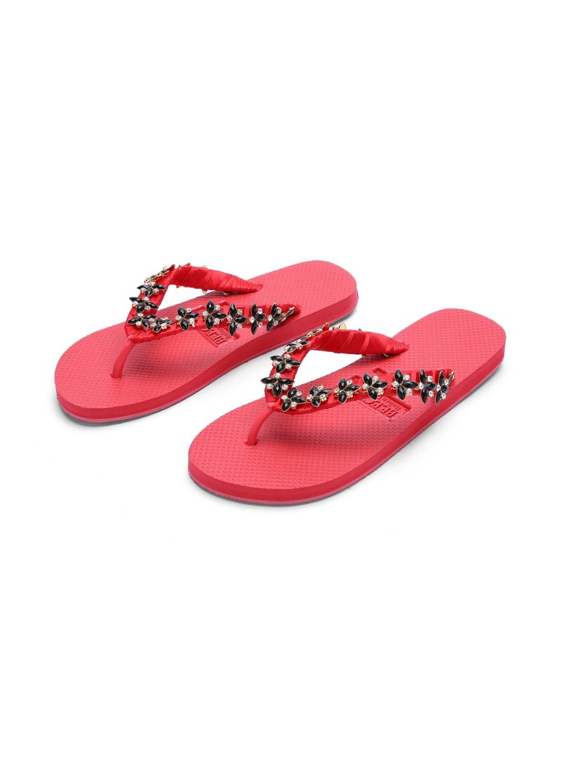 BEECHIC - Giglio Flip Flop Red - Image 1
