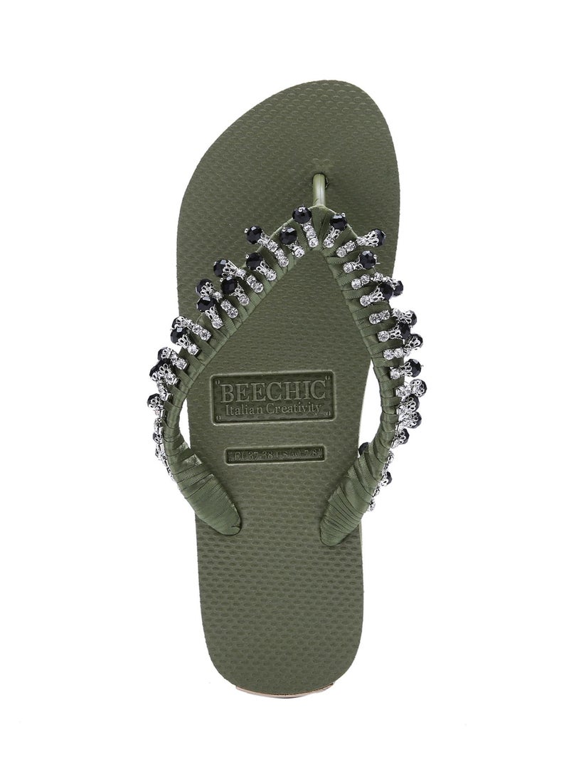 BEECHIC - Tropea Flip Flop Green - Image 1
