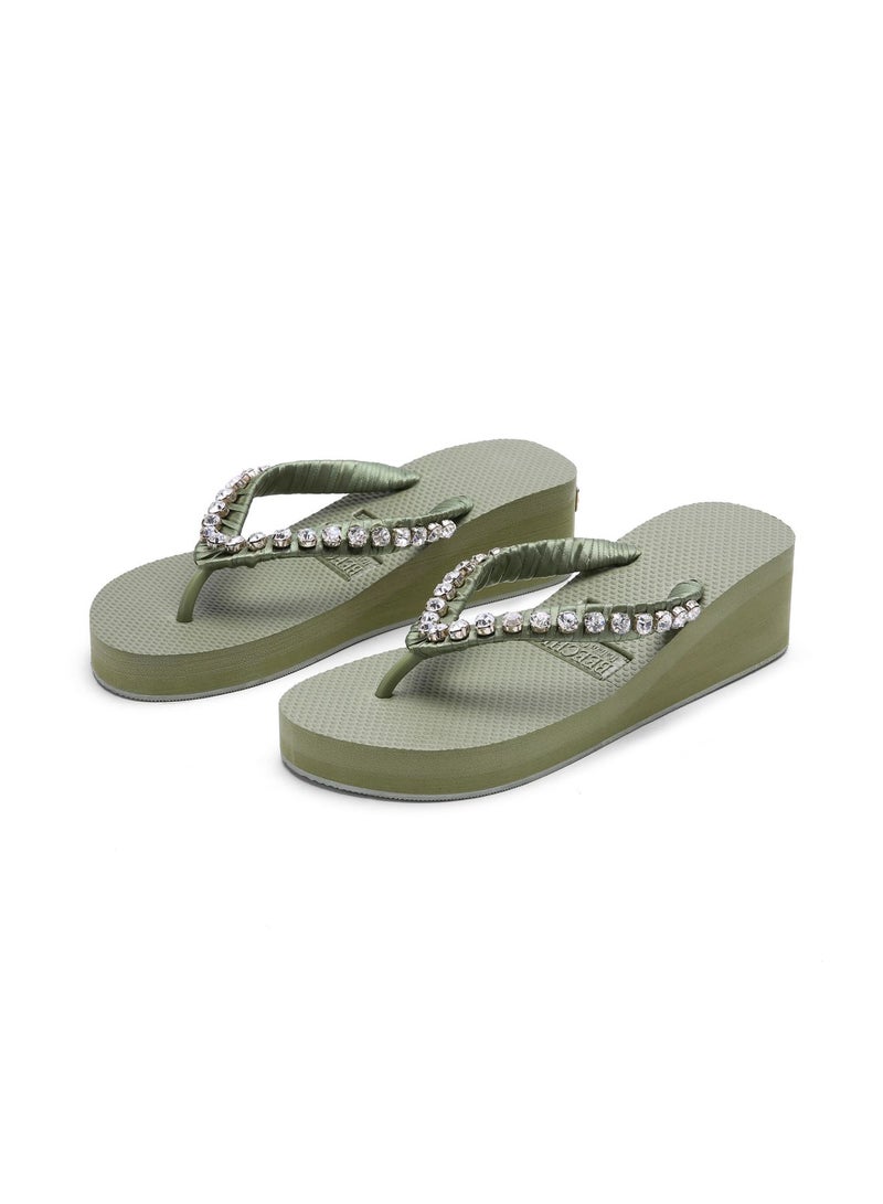 BEECHIC - Amalfi Flip Flop Green - Image 1