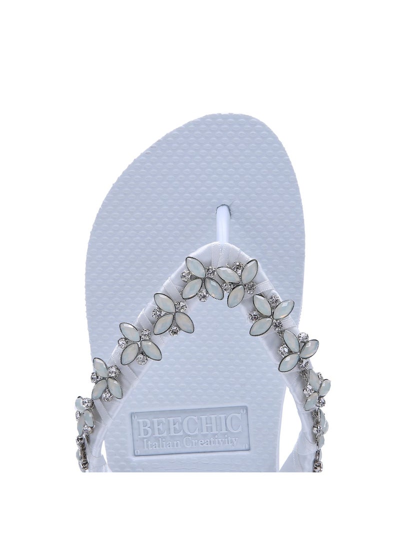 BEECHIC - Giglio Flip Flop White - Image 1