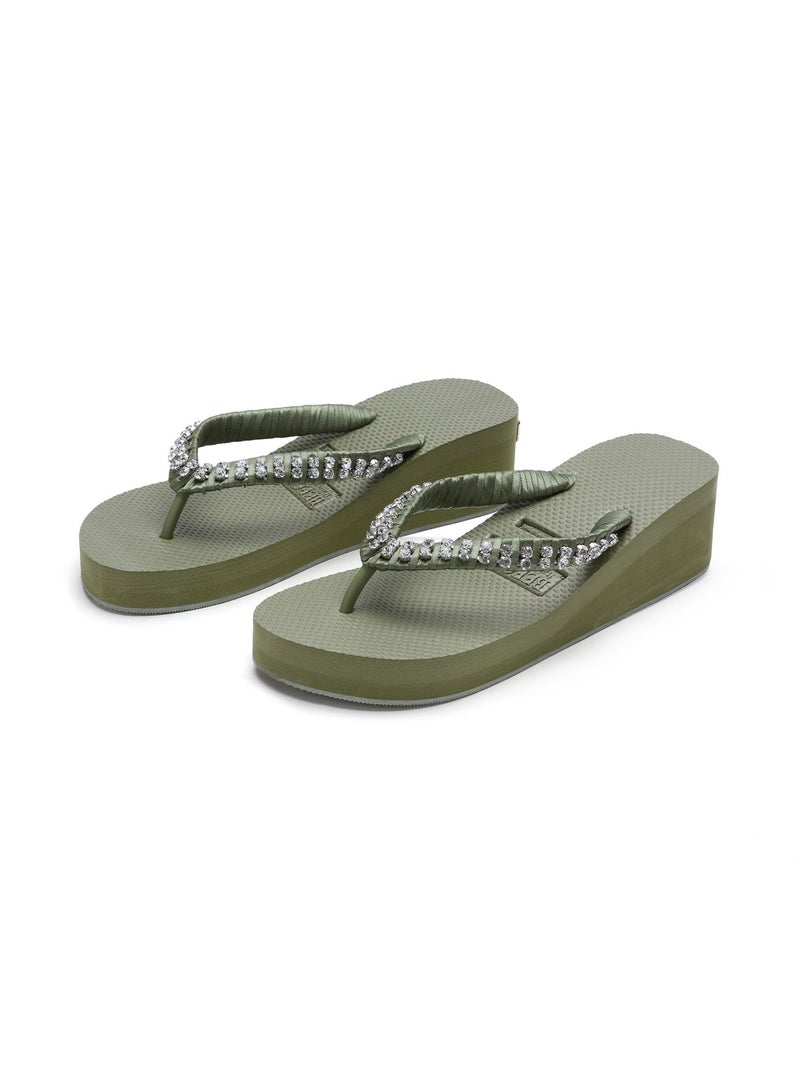 BEECHIC - Positano Flip Flop Green - Image 1