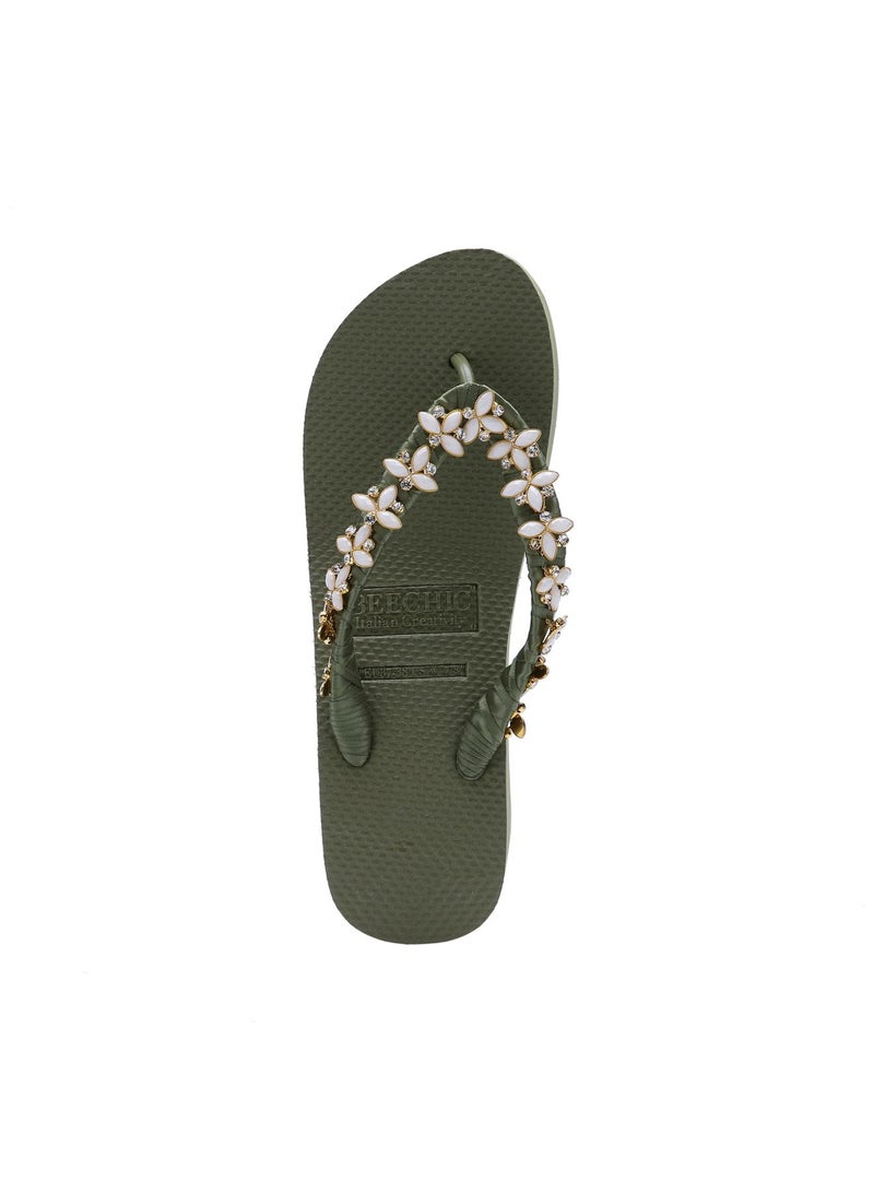 BEECHIC - Giglio Flip Flop Green - Image 1
