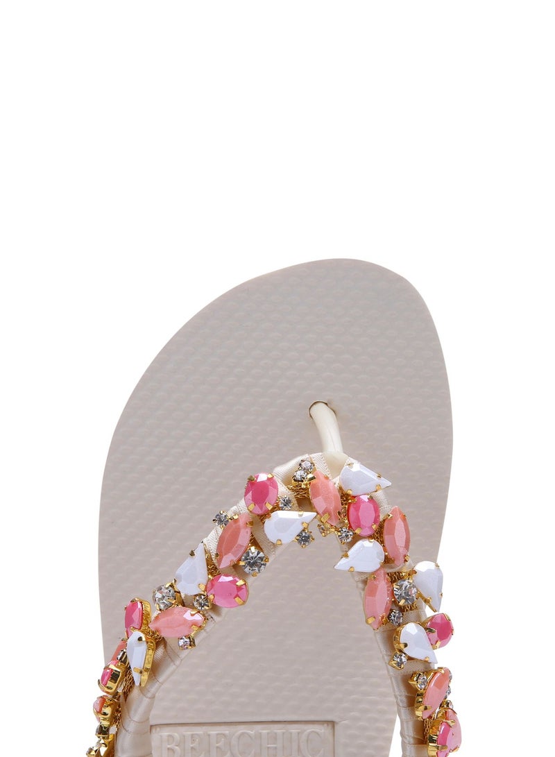 BEECHIC - Elba Flip Flop Champagne - Image 1