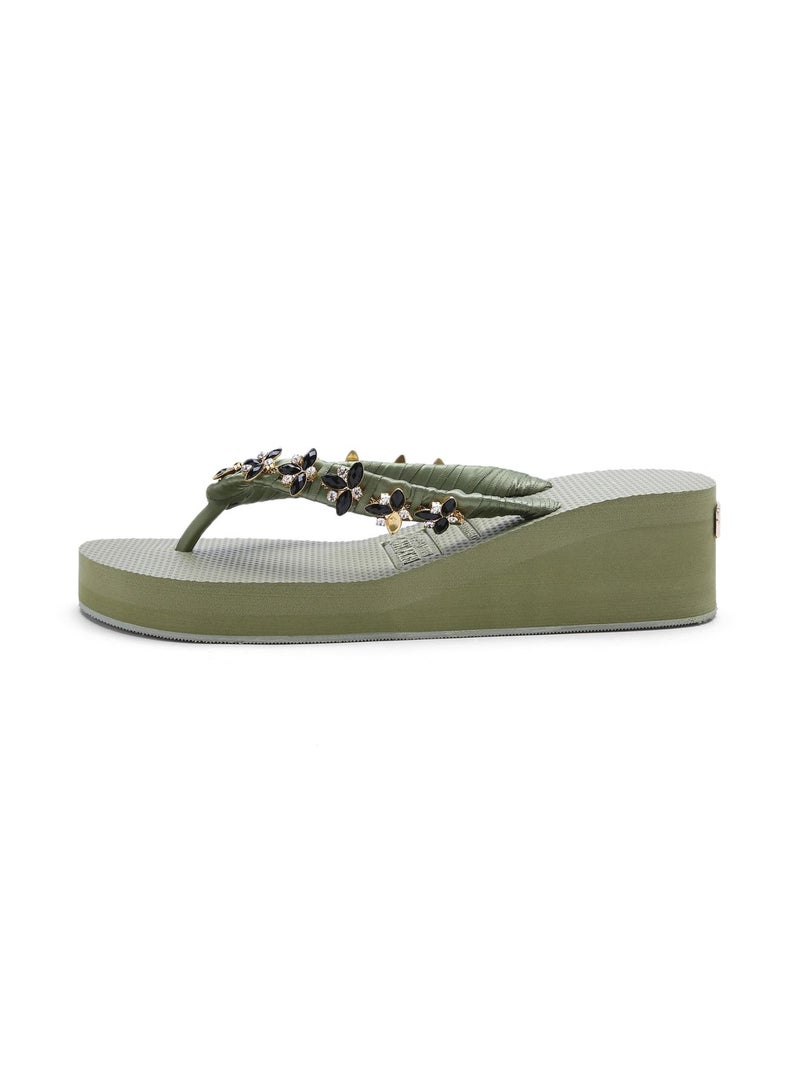 BEECHIC - Giglio Flip Flop Green - Image 1