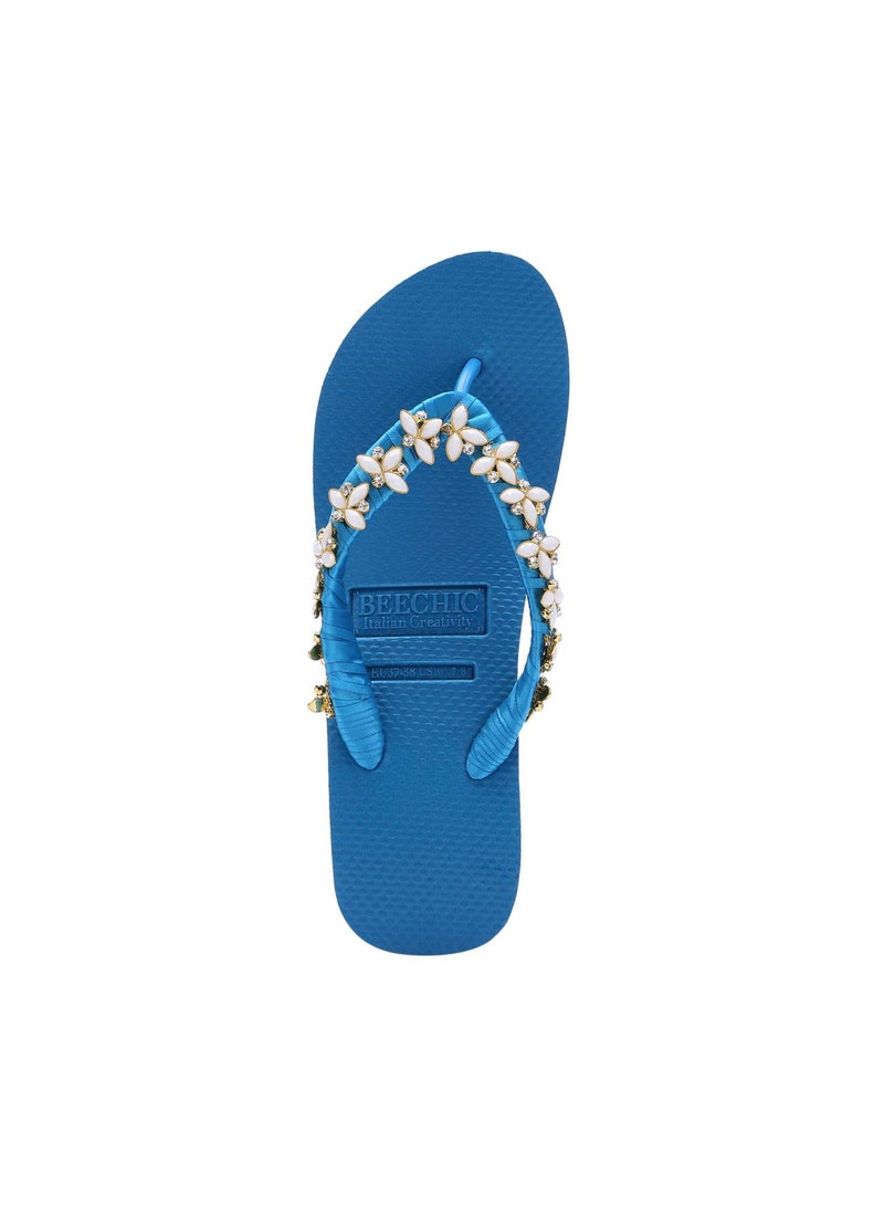 BEECHIC - Giglio Flip Flop Blue - Image 1