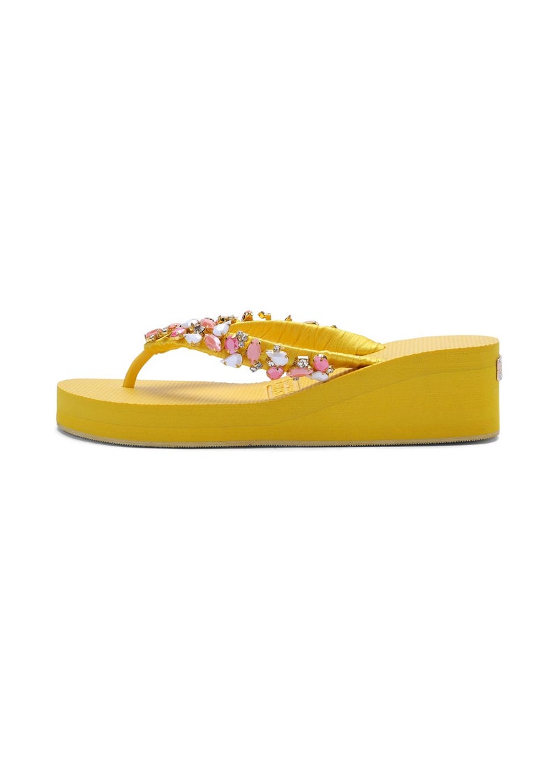 BEECHIC - Elba Flip Flop Yellow - Image 1