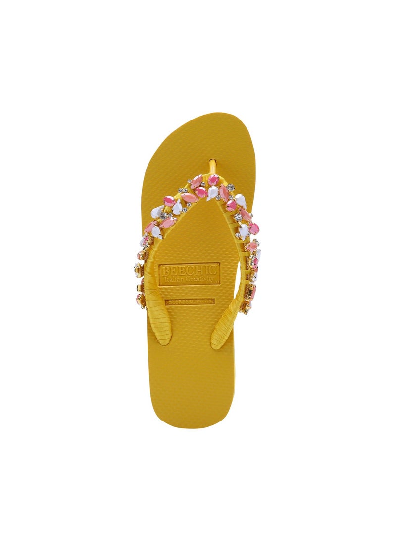 BEECHIC - Elba Flip Flop Yellow - Image 1