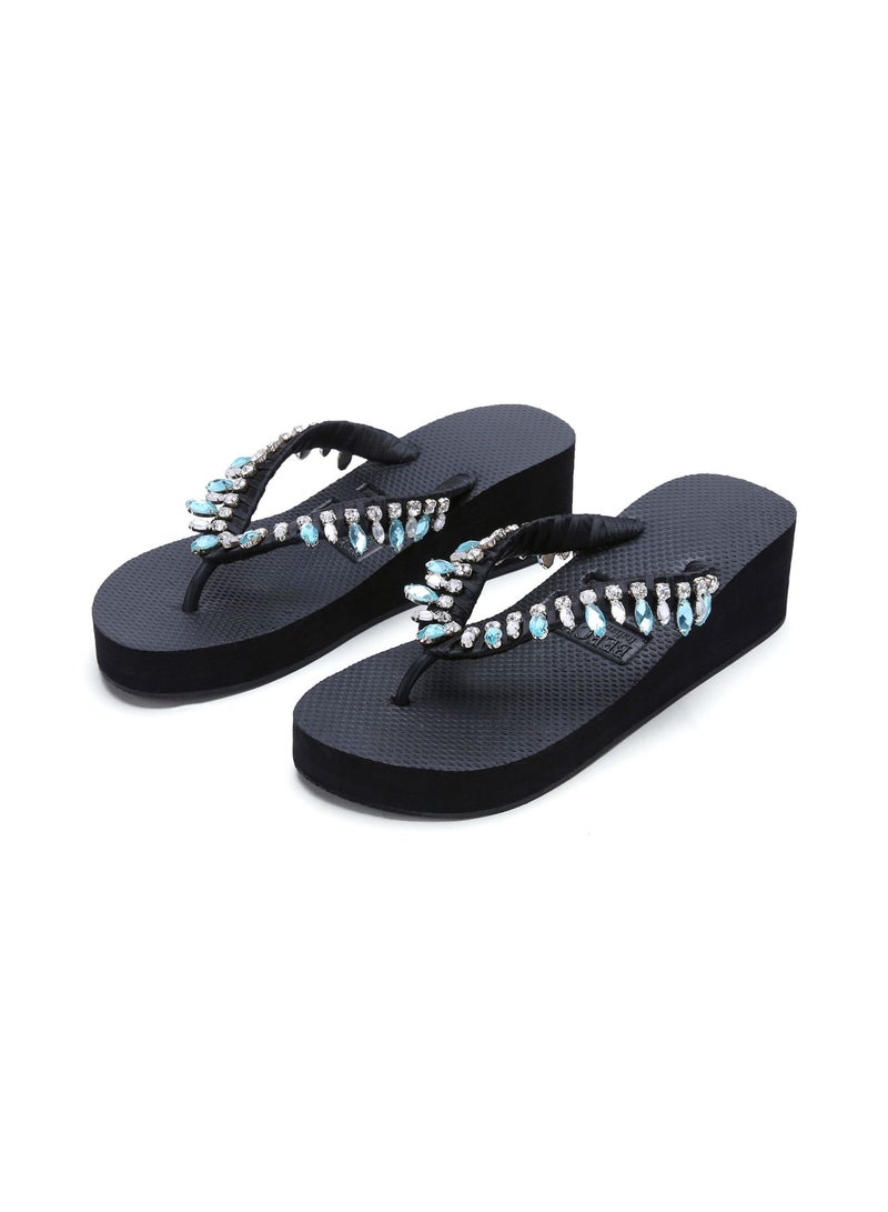 BEECHIC - Smeralda Flip Flop Black - Image 1