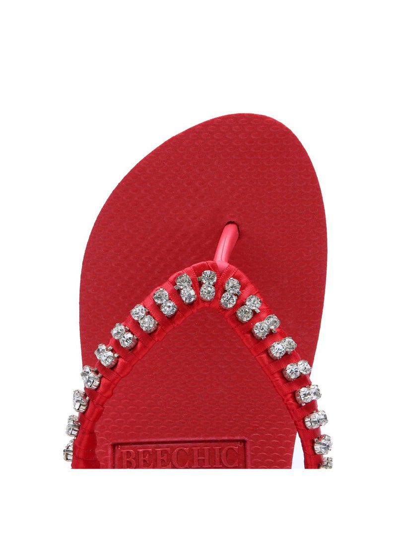 BEECHIC - Portofino Flip Flop Red - Image 1