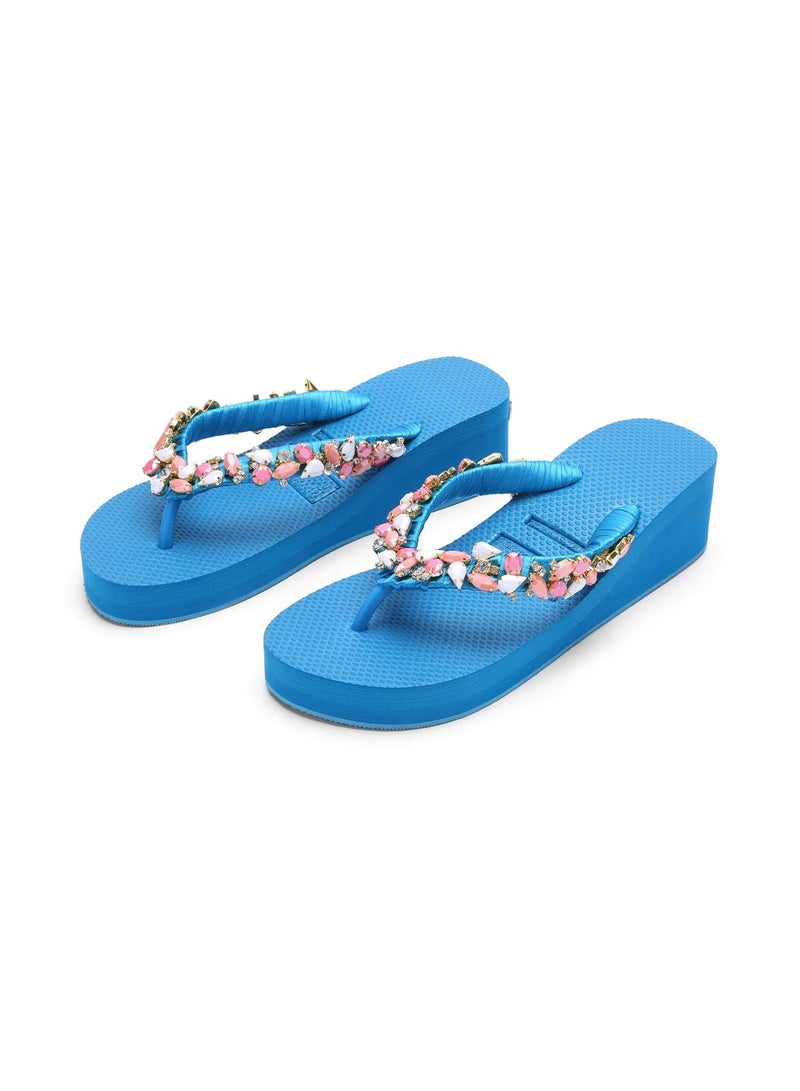 BEECHIC - Elba Flip Flop Blue - Image 1