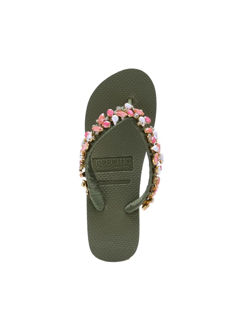 BEECHIC - Elba Flip Flop Green - Image 1