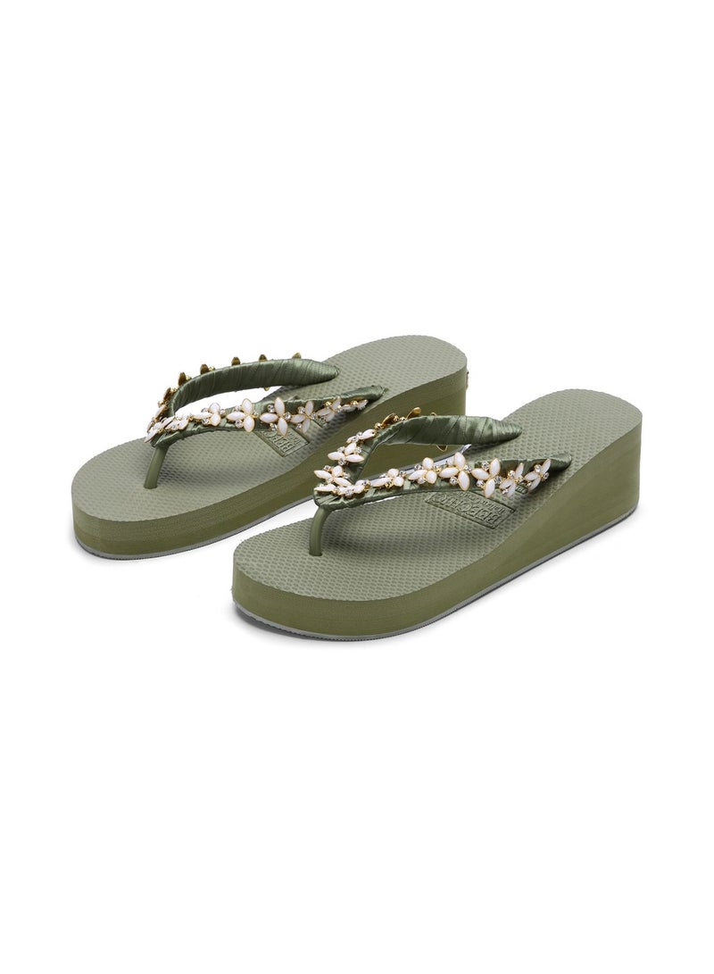 BEECHIC - Giglio Flip Flop Green - Image 1