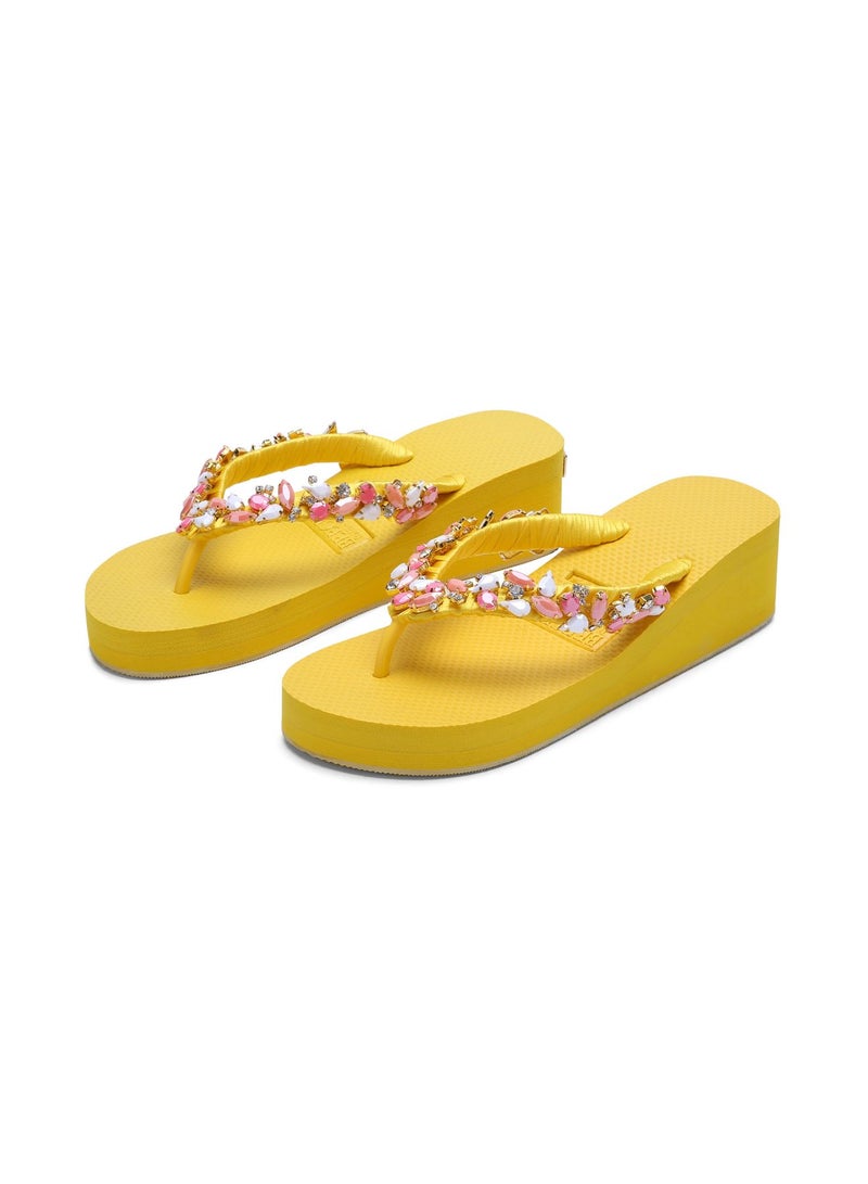 BEECHIC - Elba Flip Flop Yellow - Image 1