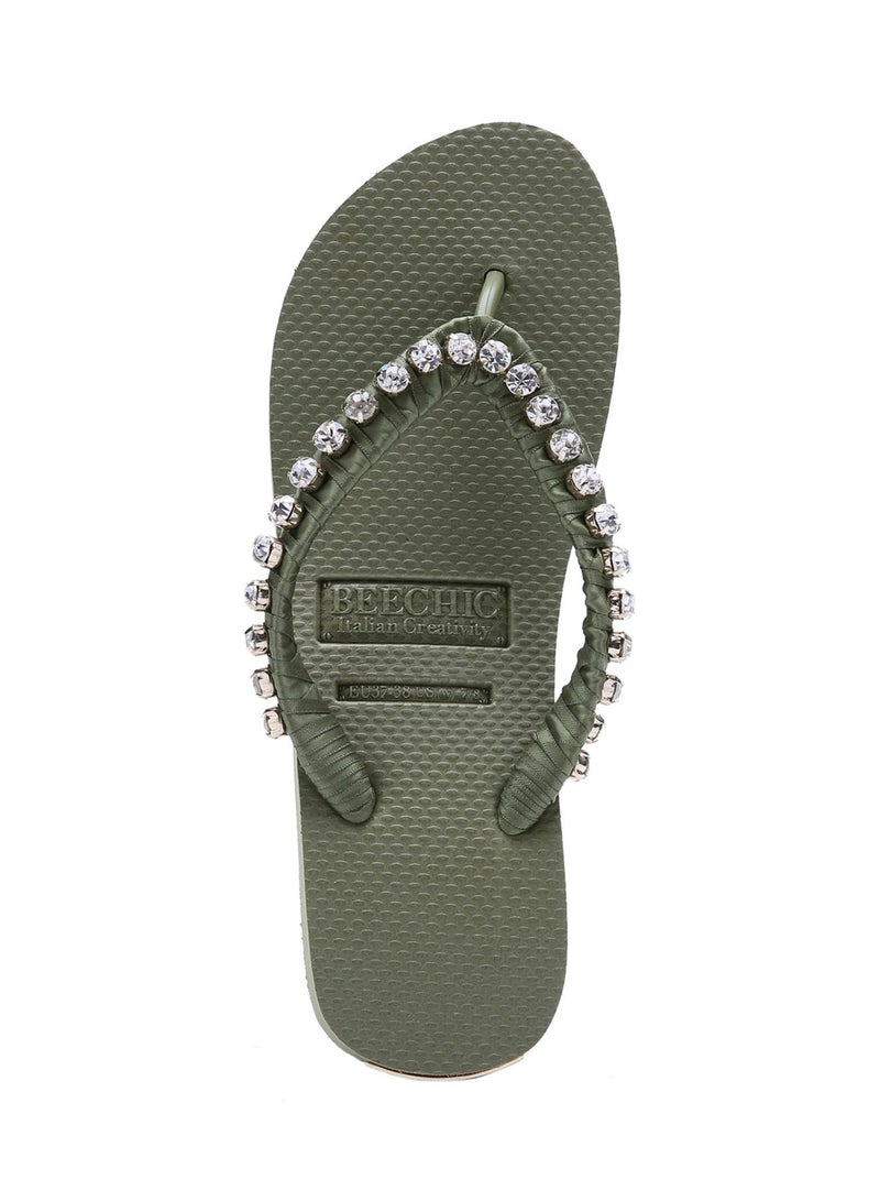BEECHIC - Amalfi Flip Flop Green - Image 1