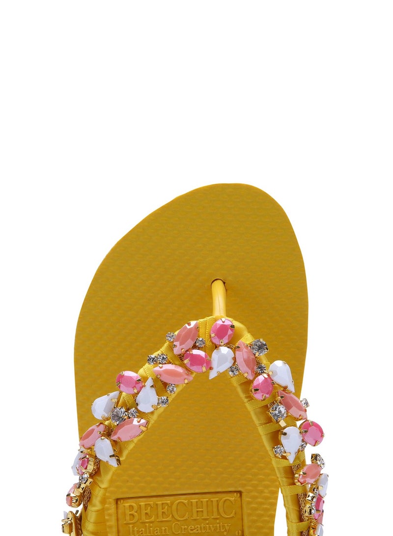 BEECHIC - Elba Flip Flop Yellow - Image 1