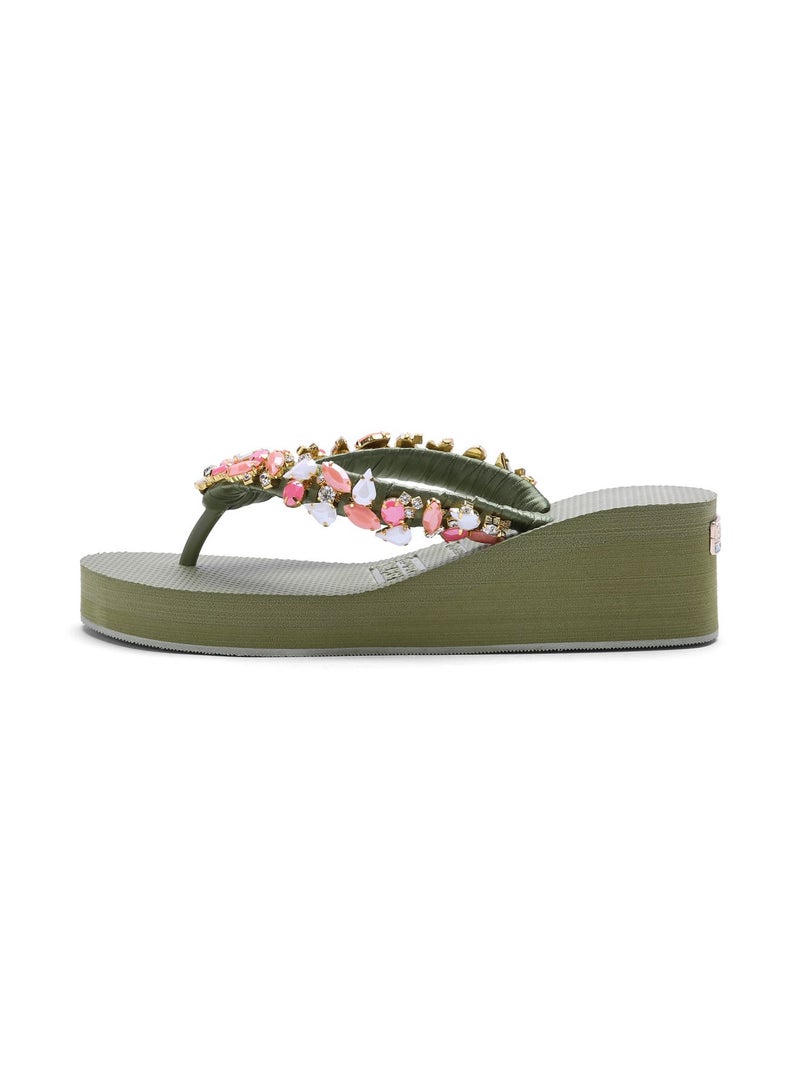 BEECHIC - Elba Flip Flop Green - Image 1