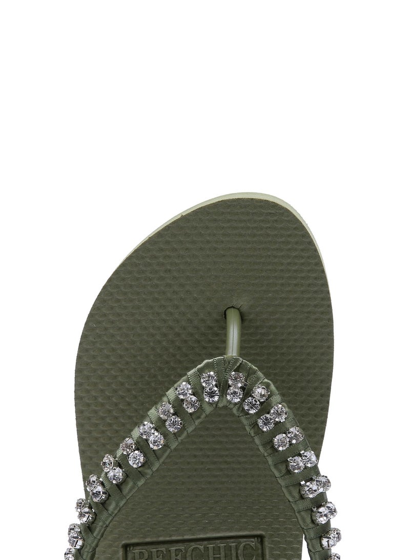 BEECHIC - Positano Flip Flop Green - Image 1