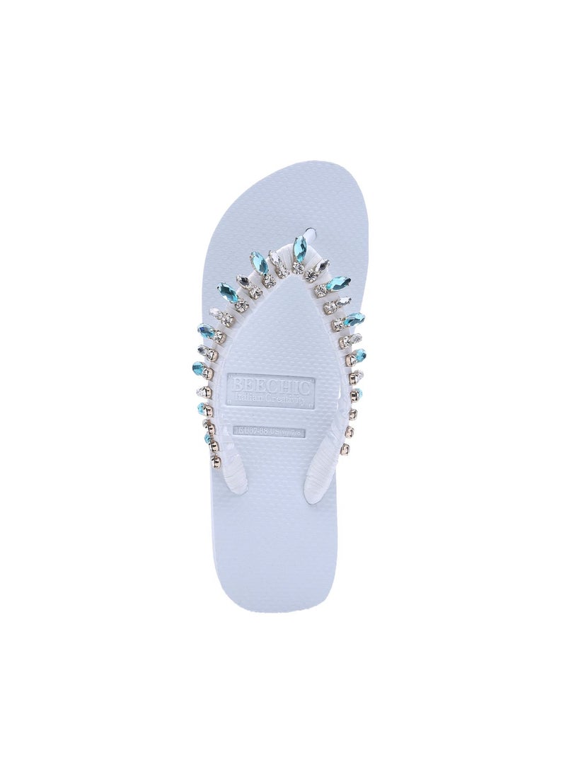 BEECHIC - Smeralda Flip Flop White - Image 1