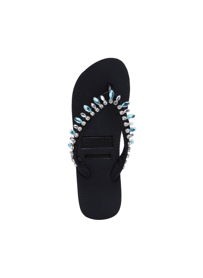 BEECHIC - Smeralda Flip Flop Black - Image 1