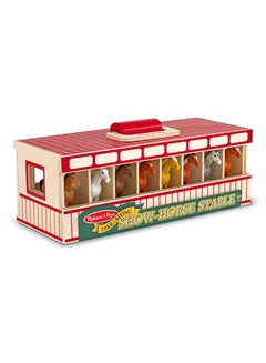 Melissa & Doug Take Along Show Horse Stable Playset  - Image 2