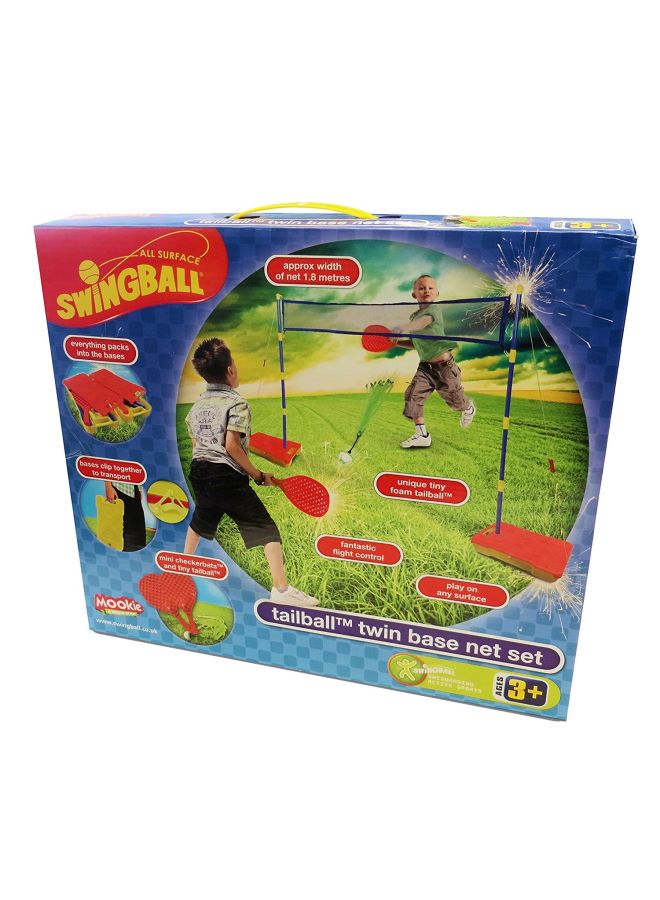 Swingball-Mookie - Twin Base Tailball Net Set 21x 12x 37cm - Image 1