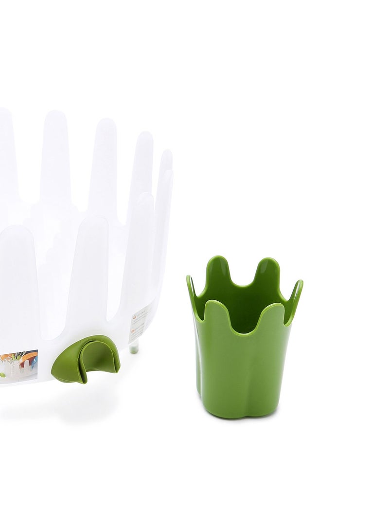 Chef'n Dish Rack White/Green - Image 2