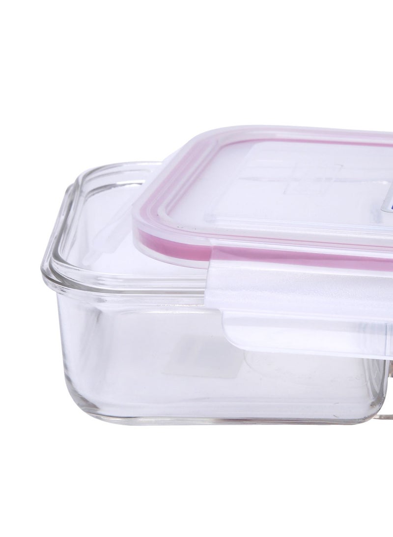 Glasslock - Rectangular Container With Separator Clear 920ml - Image 1