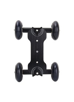 Generic DSLR Camera Video Desktop Slider Rail Track Stabilizer Black  - Image 3