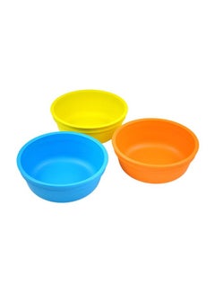 3-Pack Bowl Set Skyblue/Orange/Yellow