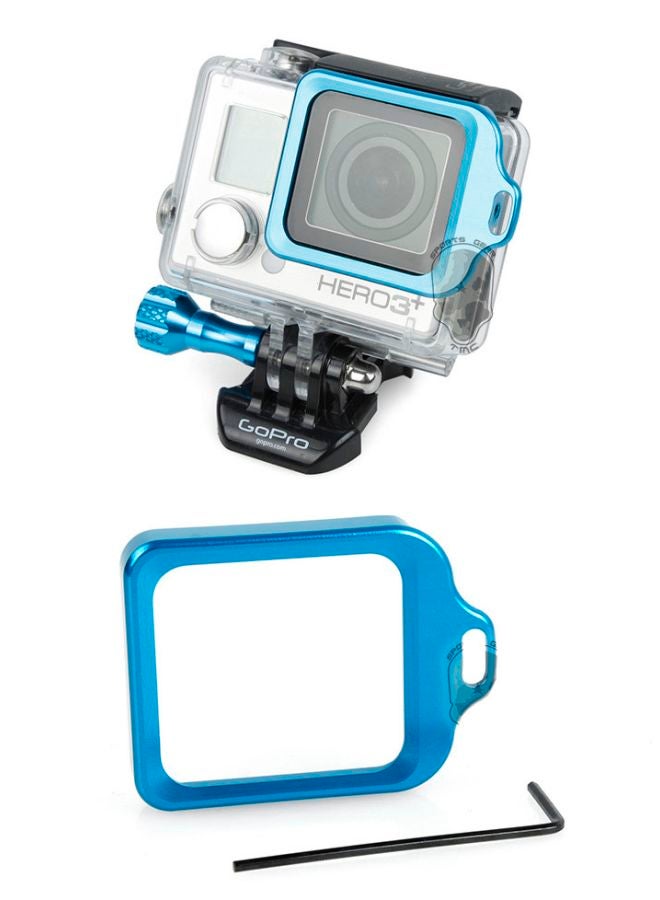 Aluminum Lens Mount With Screw For GoPro Hero 3+ Blue  - Image 3