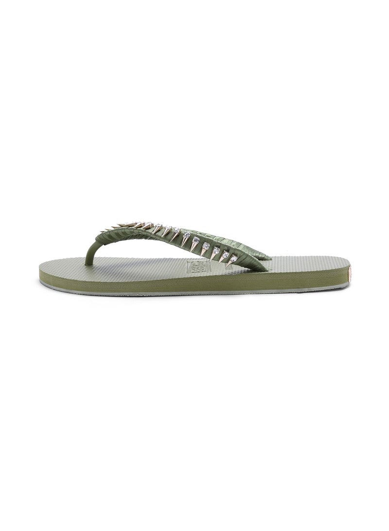 BEECHIC - Positano Flip Flop Green - Image 1