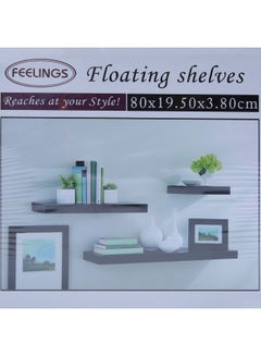 Feelings Floating Wall Shelf Red 80x19.50centimeter  - Image 2