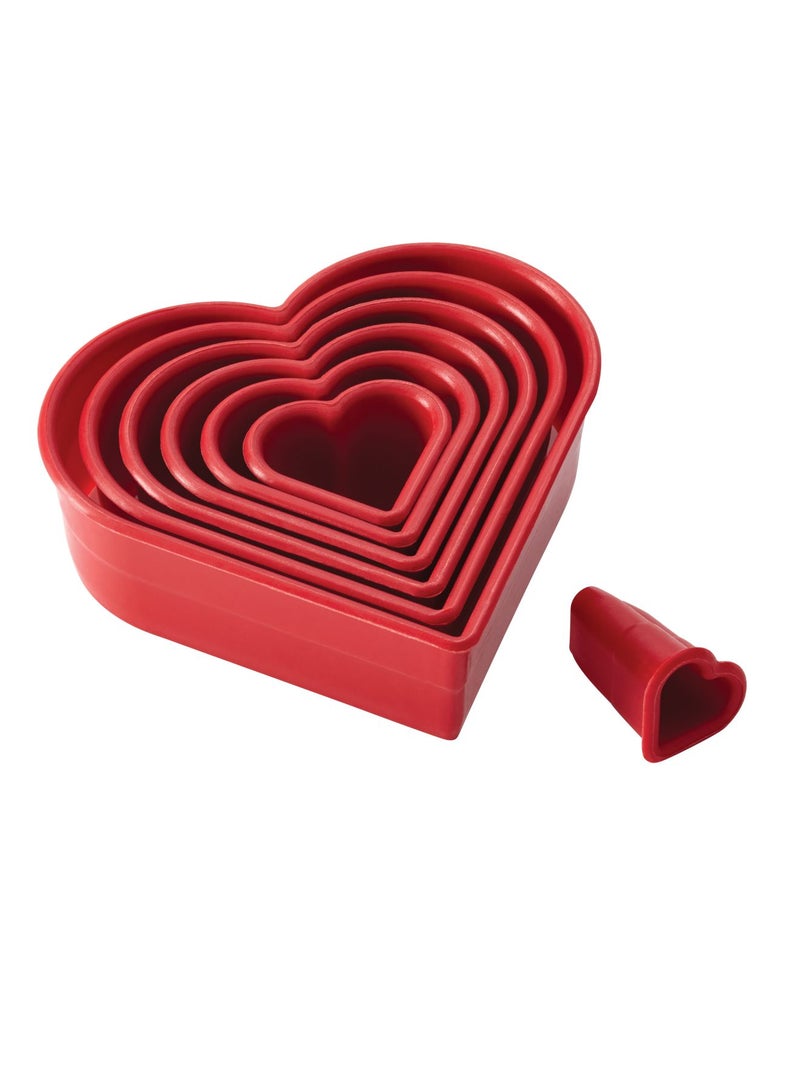 Meyer Corporation 7-Piece Cutters Hearts Red - Image 2