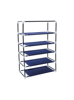 Feelings 5-Layer Shoe Rack Blue 60x90x30centimeter  - Image 3
